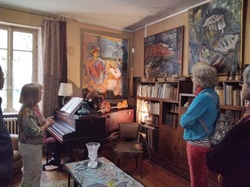 Visite exposition Raymond Rochette