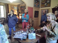 Visite exposition Raymond Rochette