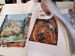 Visite exposition Raymond Rochette