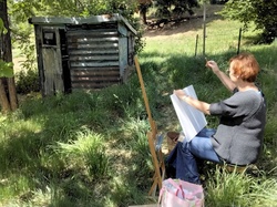 Visite exposition Raymond Rochette