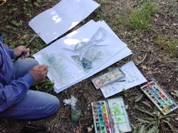 Visite exposition Raymond Rochette